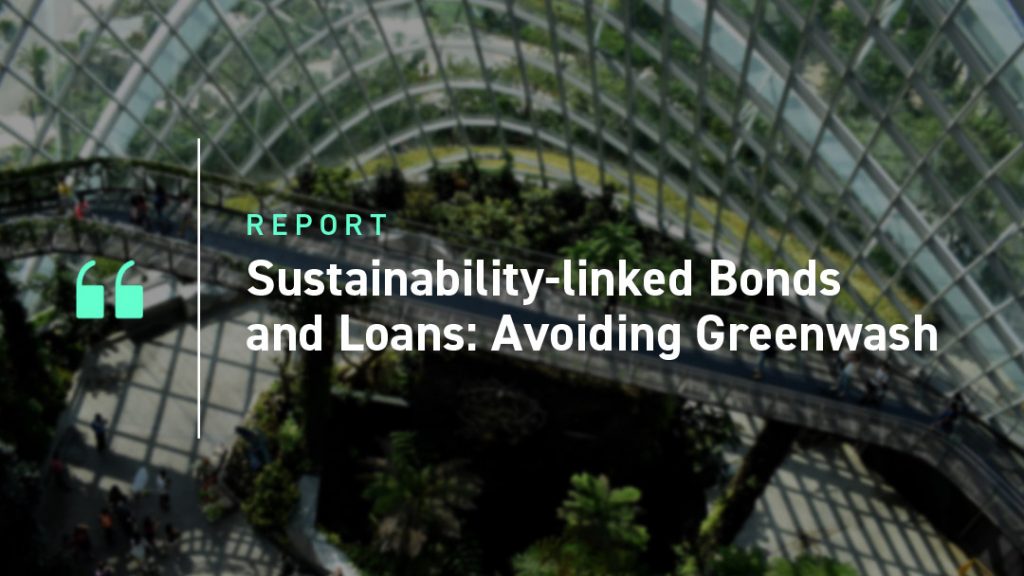 Sustainability-linked Bonds And Loans: Avoiding Greenwash