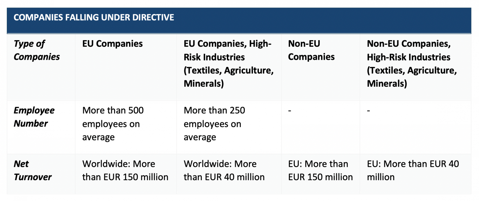 The EU Directive On Corporate Sustainability Due Diligence: Are ...