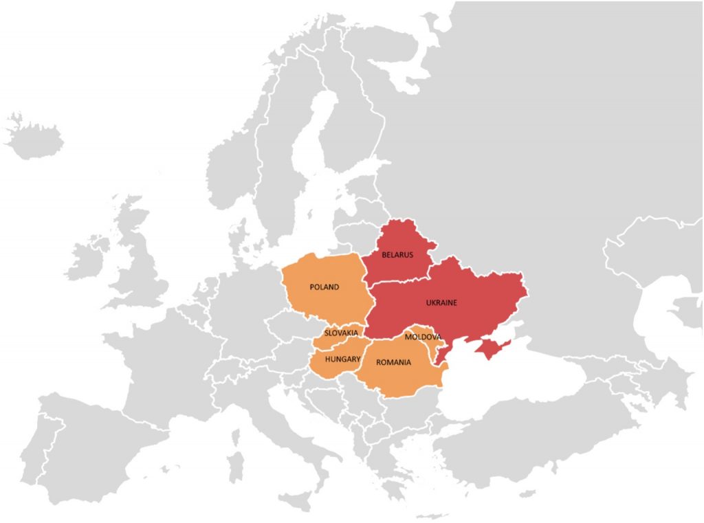 human trafficking world map 2022