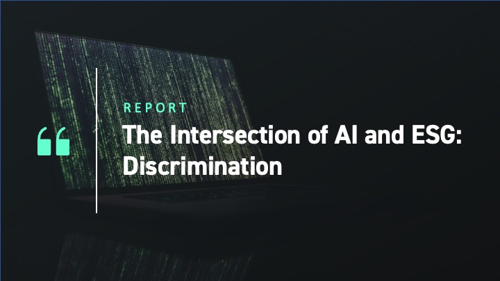 The Intersection of AI and ESG - Discrimination