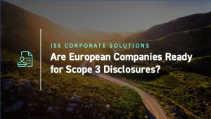 Are European Companies Ready for Scope 3 Disclosures