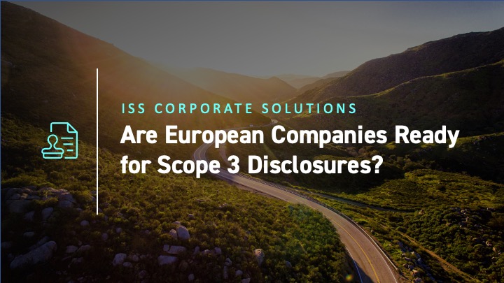 Are European Companies Ready for Scope 3 Disclosures
