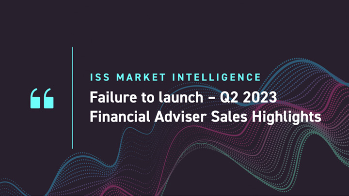 Financial Adviser Sales Highlights for the 2nd Quarter of 2023