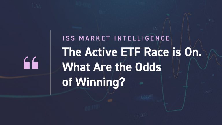 The Active ETF Race is On. What Are the Odds of Winning?