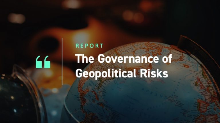 The Governance of Geopolitical Risks