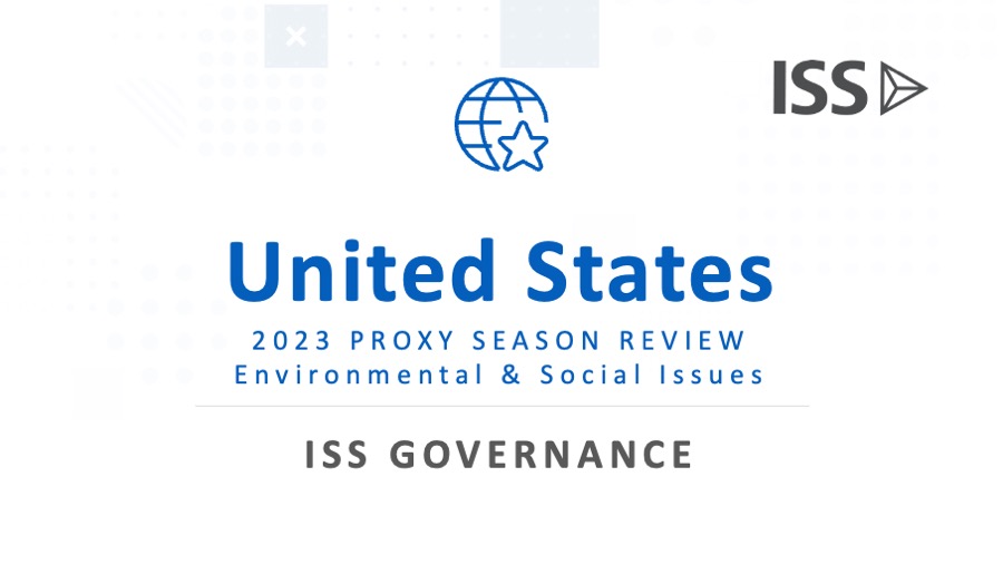 2023 United States Proxy Season Review: Environmental & Social