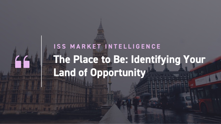 ISS MI The Place to Be Identifying Your Land of Opportunity