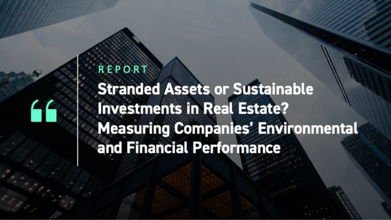 iss esg insights stranded assets or sustainable investments in real estate measuring companies’ environmental and financial performance