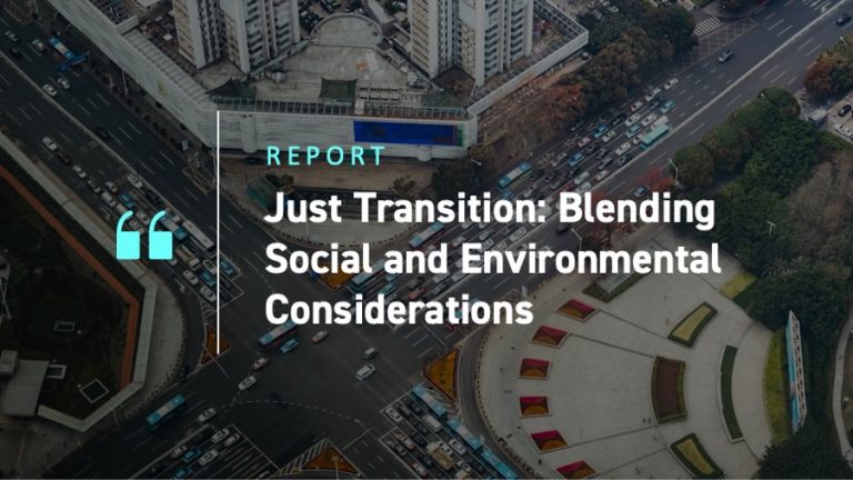 Just Transition: Blending Social and Environmental Considerations