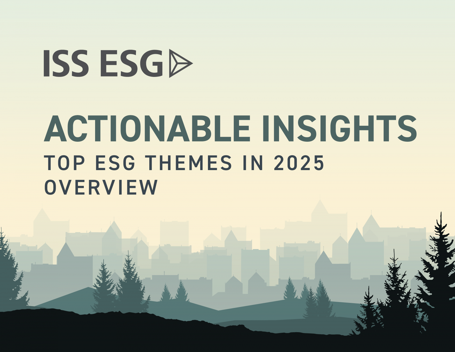 Actionable Insights Top Esg Themes In 2025 Overview